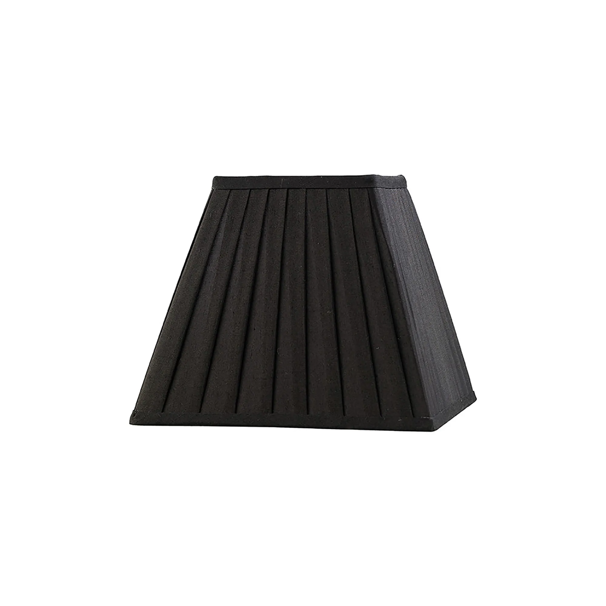 ILS20222  Leela 25cm Square Pleated Shade Black